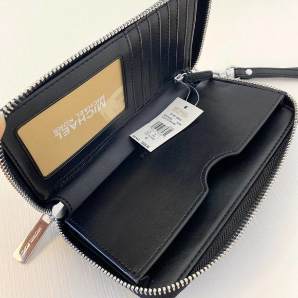 Michael Kors wallet phone case black signature new - Picture 3 of 6